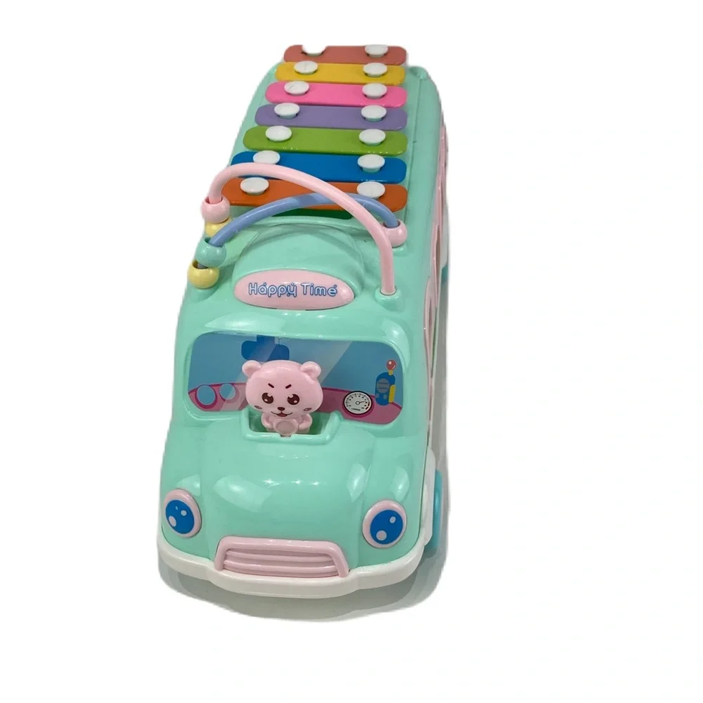 Ruohey Baby Toy Musical School Bus Piano sticker pack leggings and bloomers 9m
